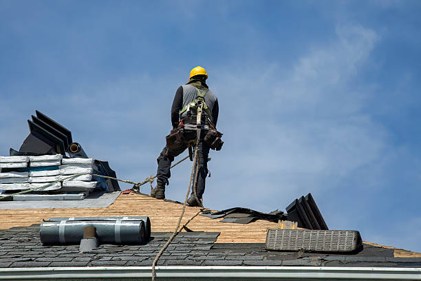 Professional Flat Roof Repair technician working in Laramie, WY